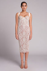 Poem Sling Dress With Lace | Dress In Beauty